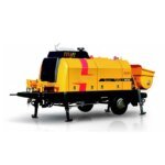 HBT6006A-5 70m3/h Trailer Concrete Pump China Brand