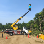 ISUZU 30m Straight-arm Telescopic Aerial Work Platform