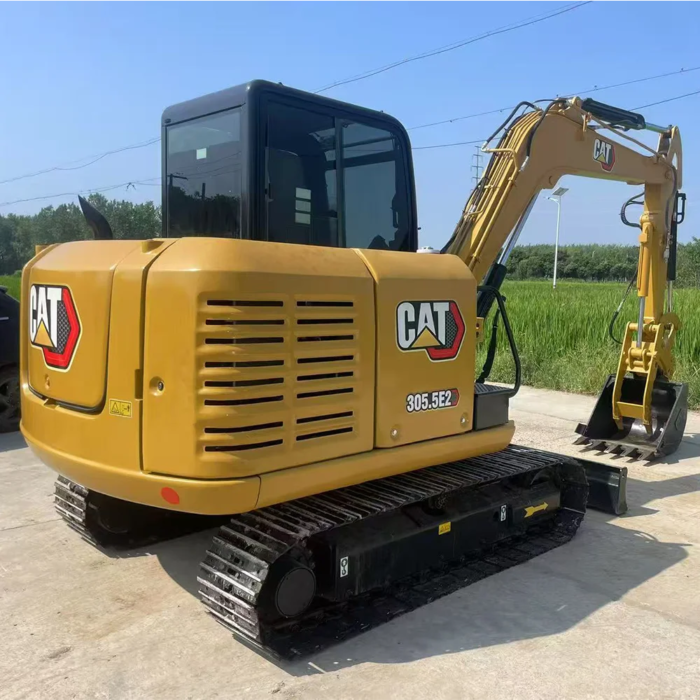 Used Caterpillar 305.5 Mini Excavator 2024 Low Hours Hydraulic Thumb - Image 4