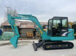 KOBELCO SK60 5.9T Mini Excavator Yanmar 60.3HP Zero Tail Swing - Image 2