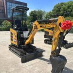 SANY SY18U 1.8T Micro Excavator 14.1HP Yanmar Engine 0.05m Bucket
