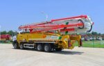 300kw 58m HB58V Concrete Boom Pump Truck Peru - Image 5