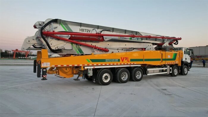 HB72V 71m 180m3/h Concrete Boom Pump Truck - Image 4