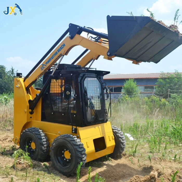 1 Ton Mini Skid Steer Loader EU5 EPA Engine Tracks - Image 4