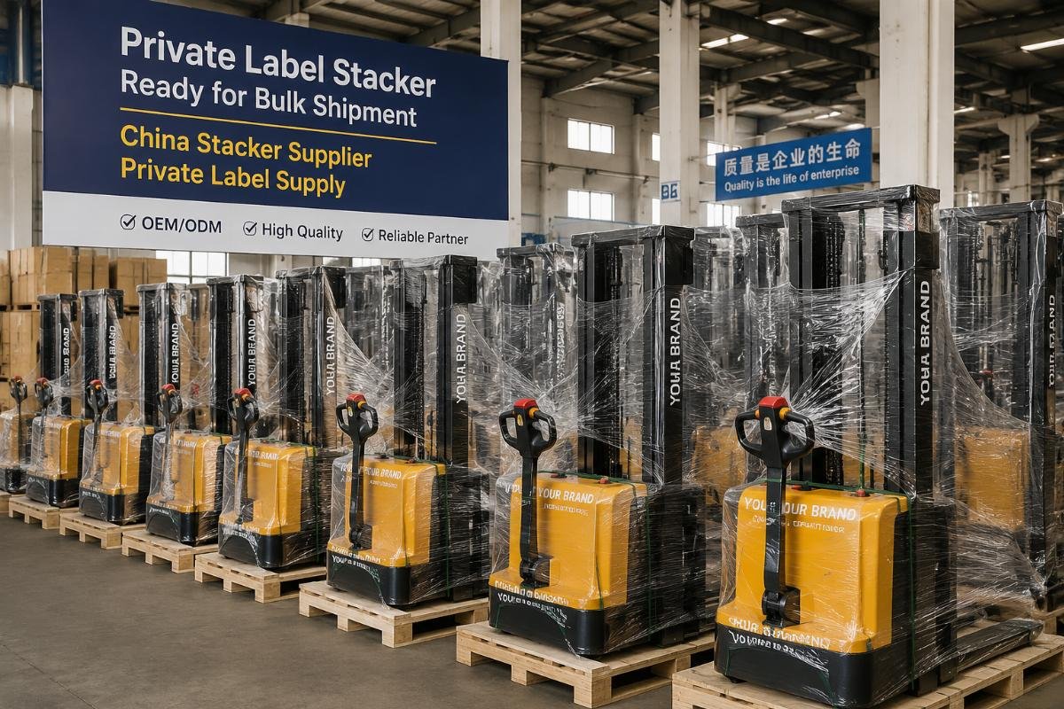 Private label stacker ready for bulk shipment from Chinese factory